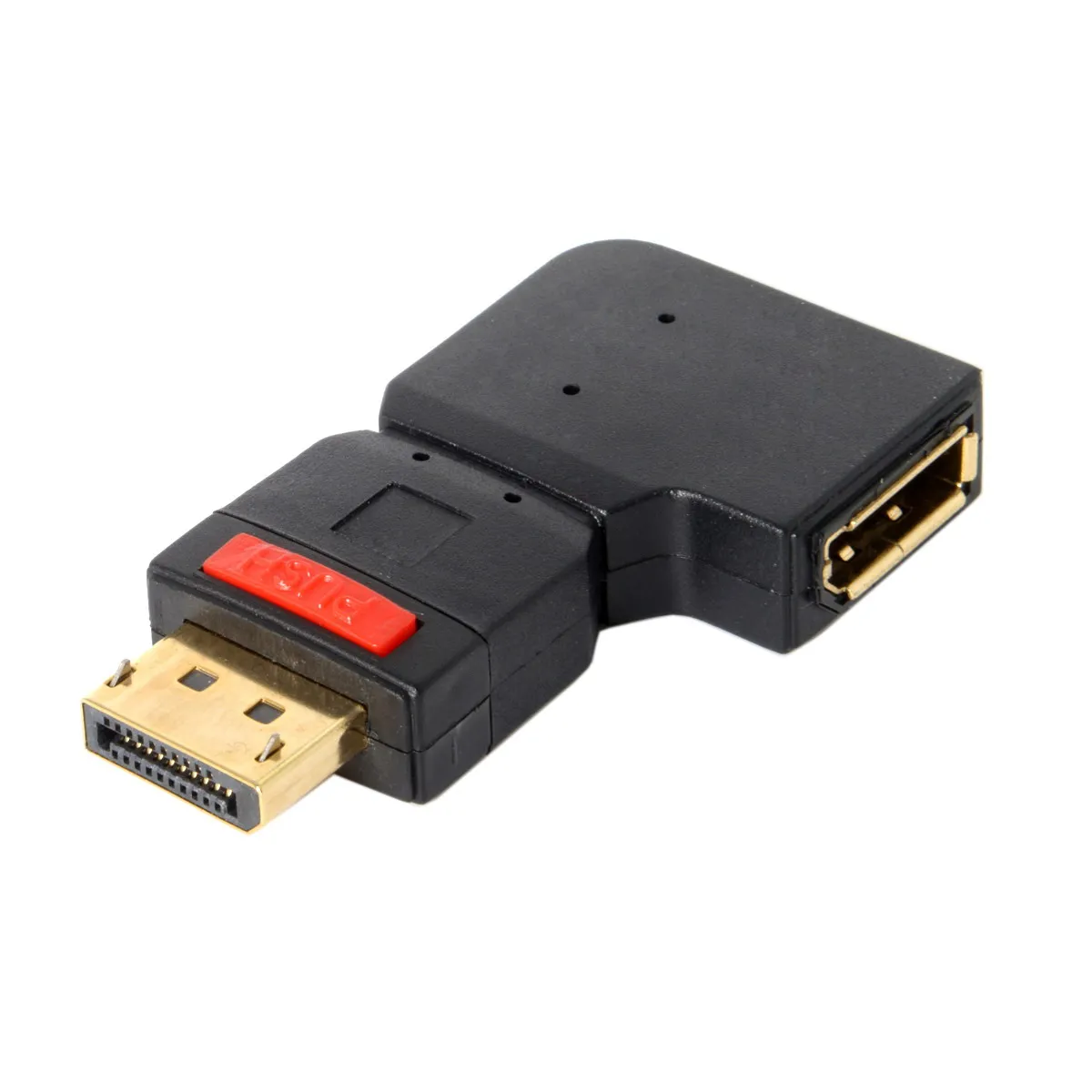 Zihan Black Standard 90 Degree Left Angled DisplayPort Male to Female Extension DisplayPort Adapter
Zihan Black Standard 90 Degree Left Angled DisplayPort Male to Female Extension DisplayPort Adapter