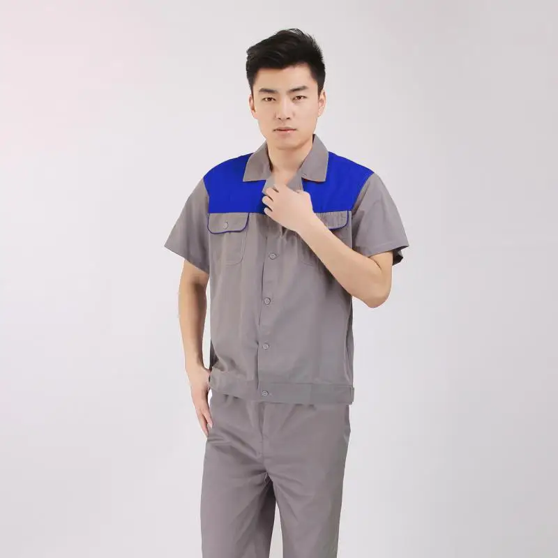4 Colors 2016 Summer Unisex Popular Breathable Work Clothing Short Sleeve Workwear Absorbent Comfortable Clothes For Factory
4 Colors 2016 Summer Unisex Popular Breathable Work Clothing Short Sleeve Workwear Absorbent Comfortable Clothes For Factory