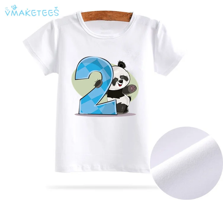 Kid Cute Panda Birthday Number Bow 1-9 T shirt Children short sleeve Clothing Funny cartoon Party Top Animal tshirt,ooo3085
Kid Cute Panda Birthday Number Bow 1-9 T shirt Children short sleeve Clothing Funny cartoon Party Top Animal tshirt,ooo3085