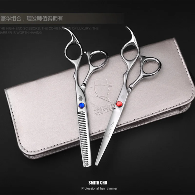 SMITH CHU 6 Inch Hair Scissors Cutting Thinning Professional Hairdressing Salon Products Barber Hair Styling Tools
SMITH CHU 6 Inch Hair Scissors Cutting Thinning Professional Hairdressing Salon Products Barber Hair Styling Tools