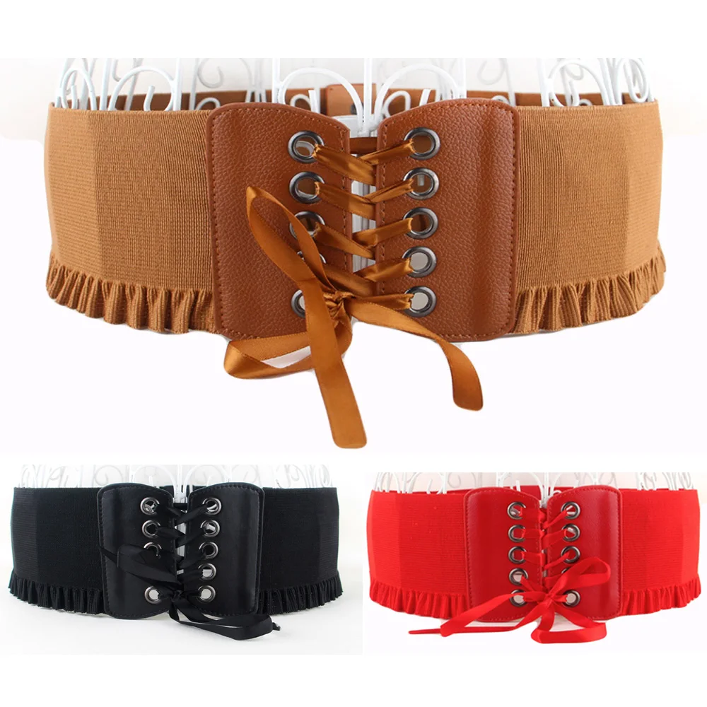 Womens Wide Girdle Belt Lady Dress Corset Waistband Elastic Stretch Waist Belts BLTLL0335
Womens Wide Girdle Belt Lady Dress Corset Waistband Elastic Stretch Waist Belts BLTLL0335