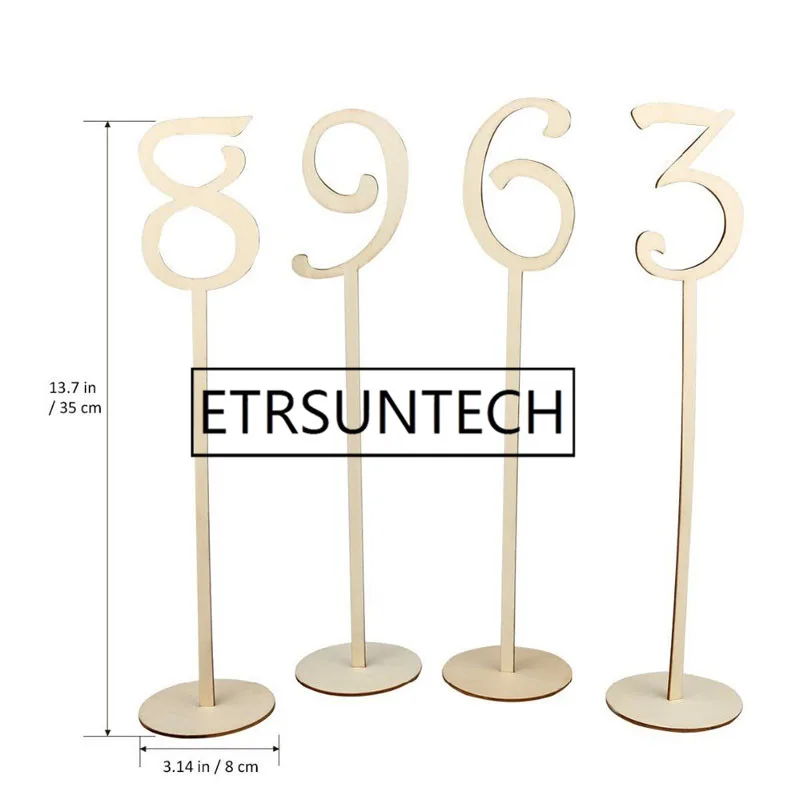 50sets 1-20 Wooden Table Place Seating Numbers Holder With Base for Wedding or Home Party Decorations Signs
50sets 1-20 Wooden Table Place Seating Numbers Holder With Base for Wedding or Home Party Decorations Signs