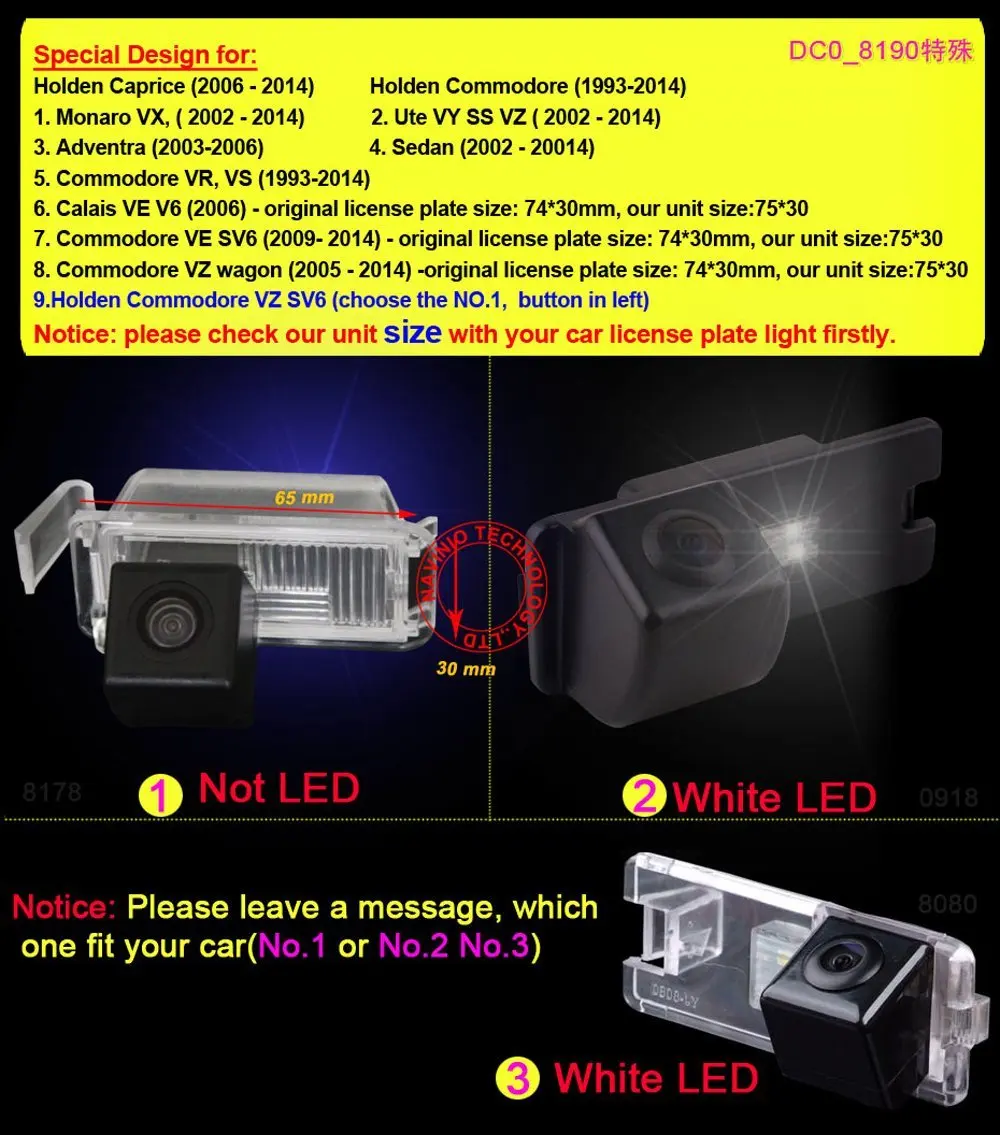 For Sony CCD Holden Caprice Commodore Sedan Car rear view Camera car parking reverse back up camera PAL( Optional ) waterproof
For Sony CCD Holden Caprice Commodore Sedan Car rear view Camera car parking reverse back up camera PAL( Optional ) waterproof