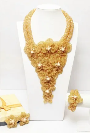 Chunky Flowers Bib Statement Necklace Earrings Bracelet Set Wonderful Green Nigerian Wedding Beads Jewelry Set Free Ship ABH478
Chunky Flowers Bib Statement Necklace Earrings Bracelet Set Wonderful Green Nigerian Wedding Beads Jewelry Set Free Ship ABH478