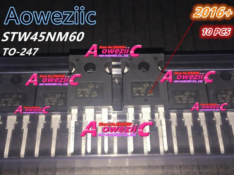 Aoweziic 2016+ 100% new imported original W45NM60 STW45NM60 TO-247 FET 45A 600V
Aoweziic 2016+ 100% new imported original W45NM60 STW45NM60 TO-247 FET 45A 600V