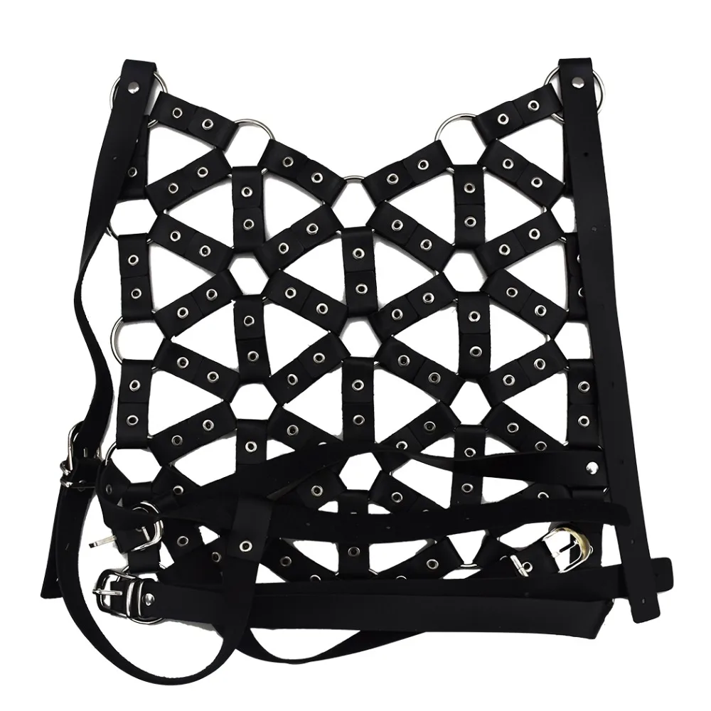 Punk Lady Body Chain Necklace Black PU Leather Sexy Bondage Straps Bra Body Harness Lingerie Belt Women Nigh Club Body Jewelry
Punk Lady Body Chain Necklace Black PU Leather Sexy Bondage Straps Bra Body Harness Lingerie Belt Women Nigh Club Body Jewelry