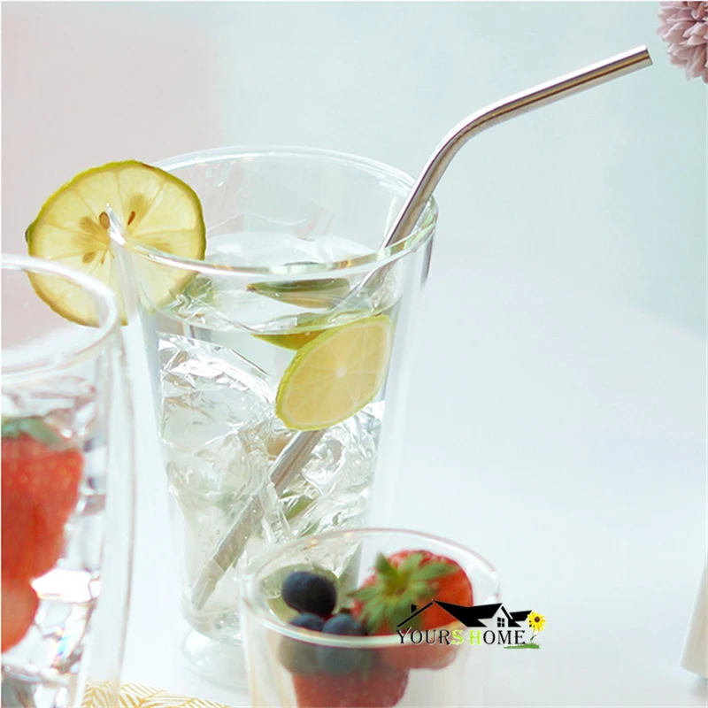 Metal Straw Reusable Drinking Straws Stainless Steel Bag Straw 8pcs Straws + 2pcs Brushs + 1pcs Bag Barware
Metal Straw Reusable Drinking Straws Stainless Steel Bag Straw 8pcs Straws + 2pcs Brushs + 1pcs Bag Barware