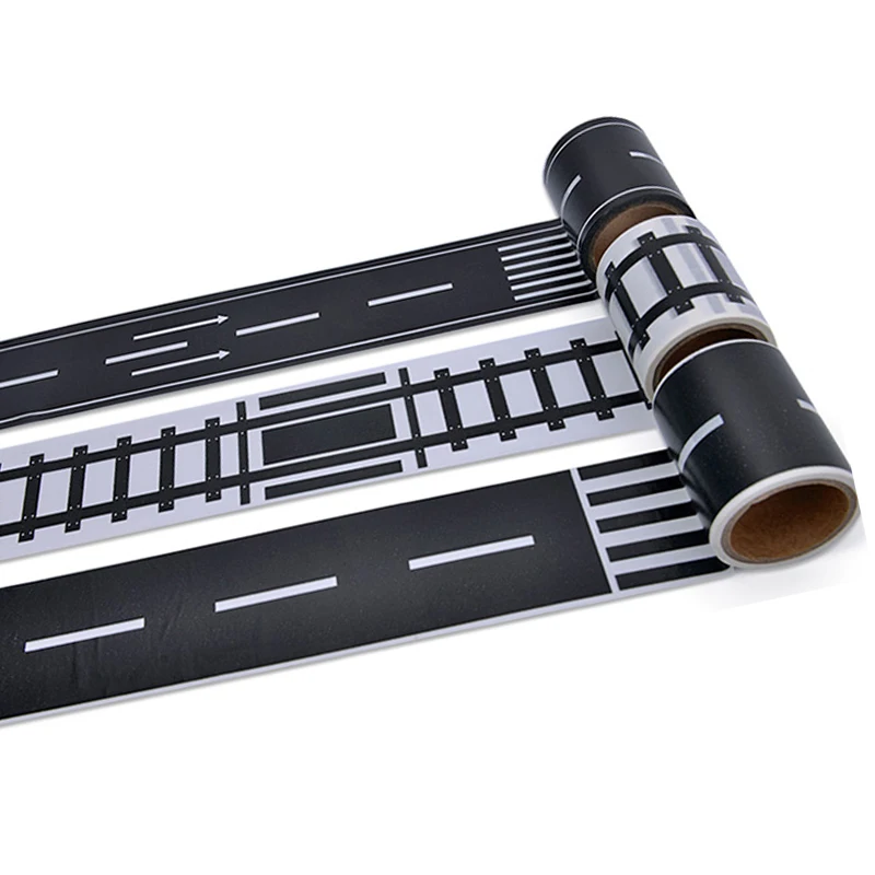 1Pcs Railway Road Washi Tape Wide Creative Traffic Road Adhesive Masking Car Adhesive Roll Floor Room Wall Sticker 5m Gift
1Pcs Railway Road Washi Tape Wide Creative Traffic Road Adhesive Masking Car Adhesive Roll Floor Room Wall Sticker 5m Gift