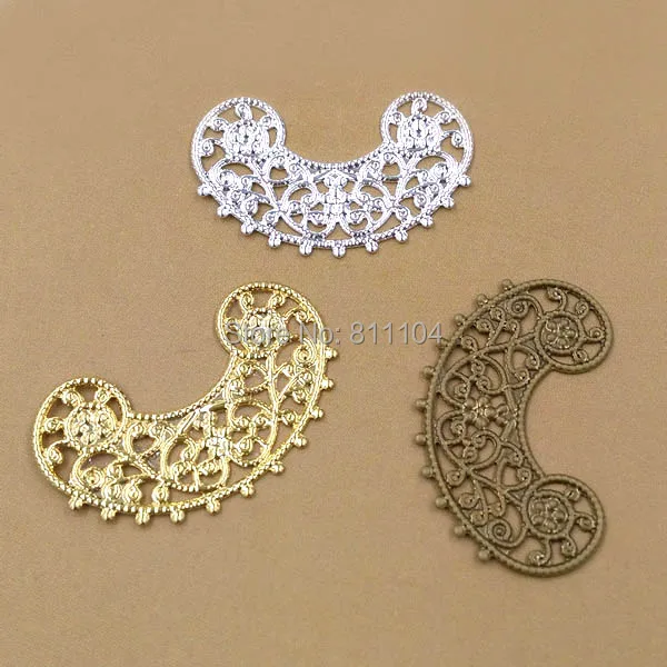 18x30mm Multi-color Plated Brass Metal Blank Vintage Filigree Flower Connector Links Wraps DIY Jewelry Findings Charms
18x30mm Multi-color Plated Brass Metal Blank Vintage Filigree Flower Connector Links Wraps DIY Jewelry Findings Charms