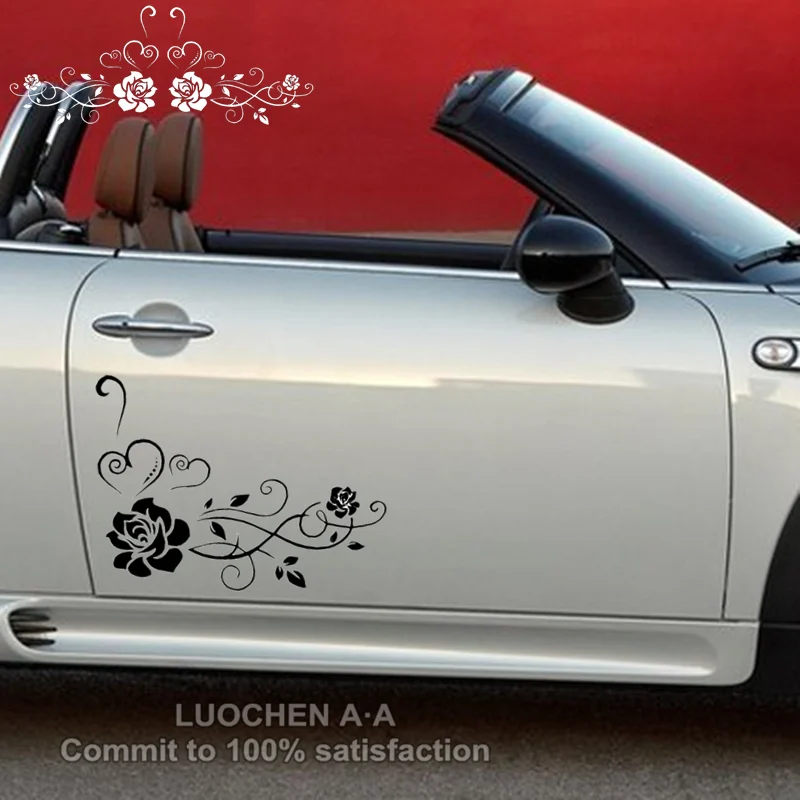 50CM*40CM 2PCS Car Stickers Beautiful Flowers Rose Creative Decals For Doors Auto Tuning Styling Vinyls D21
50CM*40CM 2PCS Car Stickers Beautiful Flowers Rose Creative Decals For Doors Auto Tuning Styling Vinyls D21