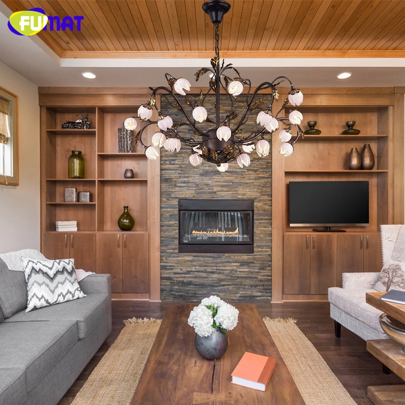 FUAMT LED Glass Chandeliers Artistic European Pastoral Vintage Lightings Retro Metal Lamps For Living Room Lobby LED Chandeliers
FUAMT LED Glass Chandeliers Artistic European Pastoral Vintage Lightings Retro Metal Lamps For Living Room Lobby LED Chandeliers