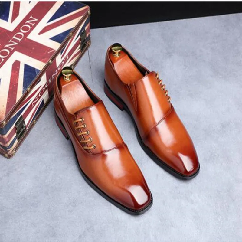 Fashion zapatos hombre brown black square toe oxford shoes for men low heel wedding dress party men's shoes gents suit flats
Fashion zapatos hombre brown black square toe oxford shoes for men low heel wedding dress party men's shoes gents suit flats