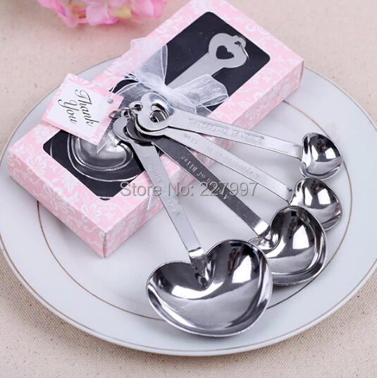 150 Set/Lot Love Beyond Heart Shape Measuring Stainless Steel Spoons (Pink box ) + Wedding Favors Gifts + Fedex Free Shipping
150 Set/Lot Love Beyond Heart Shape Measuring Stainless Steel Spoons (Pink box ) + Wedding Favors Gifts + Fedex Free Shipping