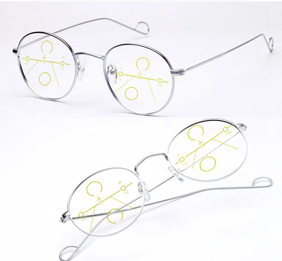 Progressive Multifocal Reading Glasses Pure Handmade Light Retro Vintage Round Spectacles Eyeglasses Add +1 +1.5 +2 +2.5to +4
Progressive Multifocal Reading Glasses Pure Handmade Light Retro Vintage Round Spectacles Eyeglasses Add +1 +1.5 +2 +2.5to +4