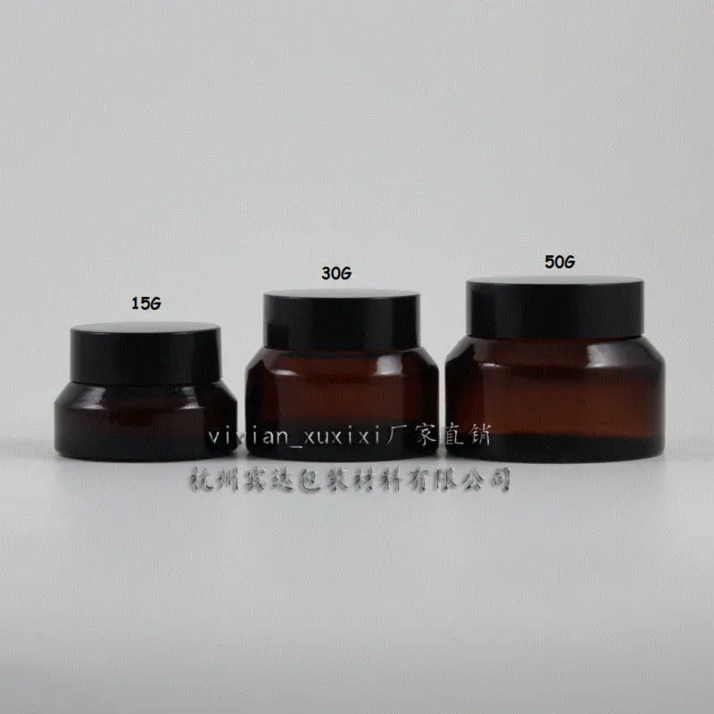 30g brown/amber glass cream jar with black plastic lid, 30g cosmetic jar,packing for eye cream,30g glass bottle
30g brown/amber glass cream jar with black plastic lid, 30g cosmetic jar,packing for eye cream,30g glass bottle