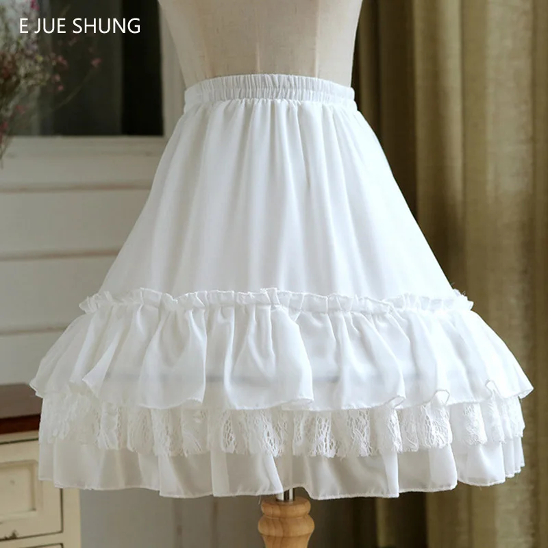 E JUE SHUNG Ball Gown Underskirt Short Dress Cosplay Petticoat Lace Chiffon One Bones Lolita Petticoat Rockabilly Crinoline
E JUE SHUNG Ball Gown Underskirt Short Dress Cosplay Petticoat Lace Chiffon One Bones Lolita Petticoat Rockabilly Crinoline