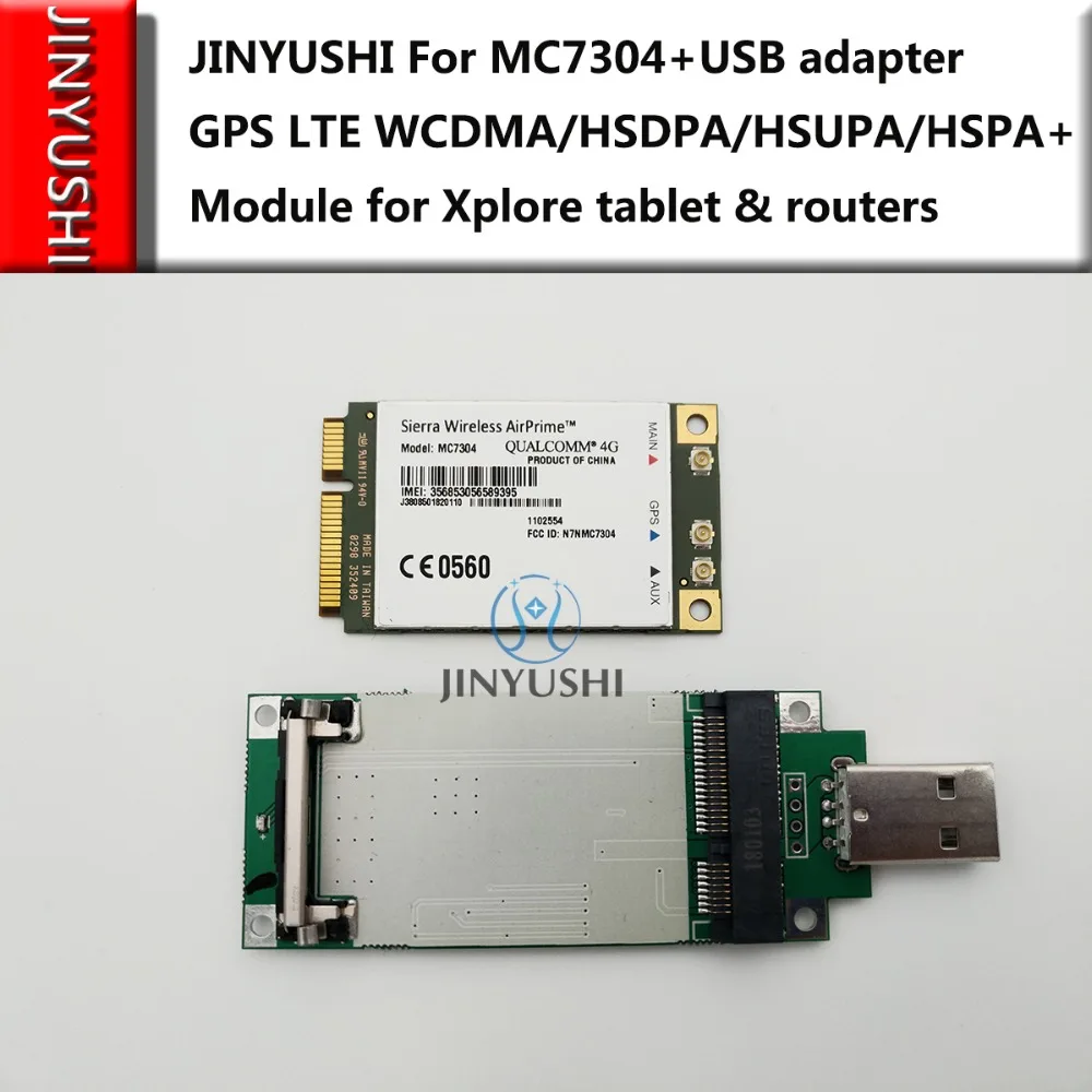 Sierra Wireless MC7304 +Mini Pcie to USB transfer card 100% NEW&Original Support GPS 4G LTE WCDMA/HSDPA/HSUPA/HSPA+
Sierra Wireless MC7304 +Mini Pcie to USB transfer card 100% NEW&Original Support GPS 4G LTE WCDMA/HSDPA/HSUPA/HSPA+