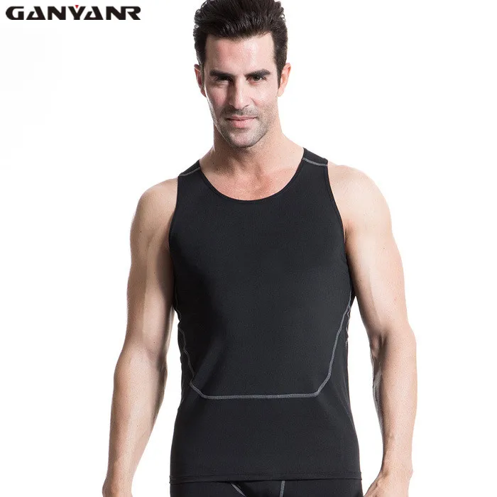 GANYANR Brand Bodybuilding Tank Tops Running Vest Men Fitness Crop Top Tights Sweat Athletic Sports Wear Gym Sleeveless Singlet
GANYANR Brand Bodybuilding Tank Tops Running Vest Men Fitness Crop Top Tights Sweat Athletic Sports Wear Gym Sleeveless Singlet