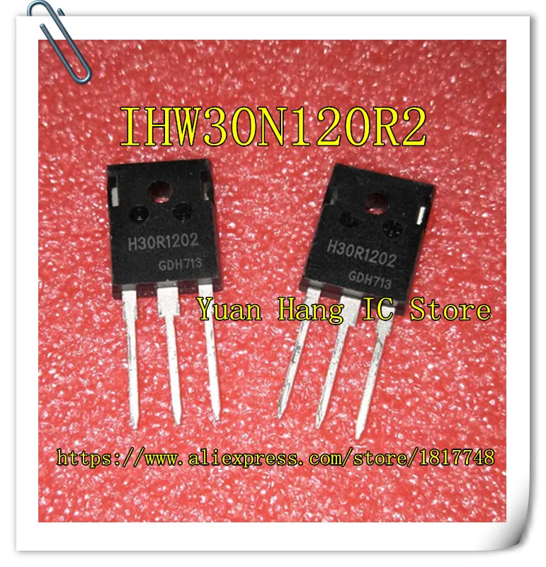 10pcs H30R1202 IHW30N120R2 TO-247 transistor, IGBT tube, induction cooker, commonly used high-power tube 30A1200V
10pcs H30R1202 IHW30N120R2 TO-247 transistor, IGBT tube, induction cooker, commonly used high-power tube 30A1200V