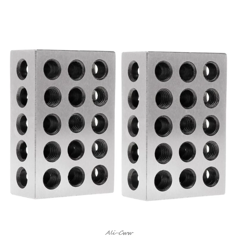 2pcs Silver Hardened Steel Ultra Engineers Blocks Precision 1" x 2" x 3" For Milling Tool
2pcs Silver Hardened Steel Ultra Engineers Blocks Precision 1" x 2" x 3" For Milling Tool