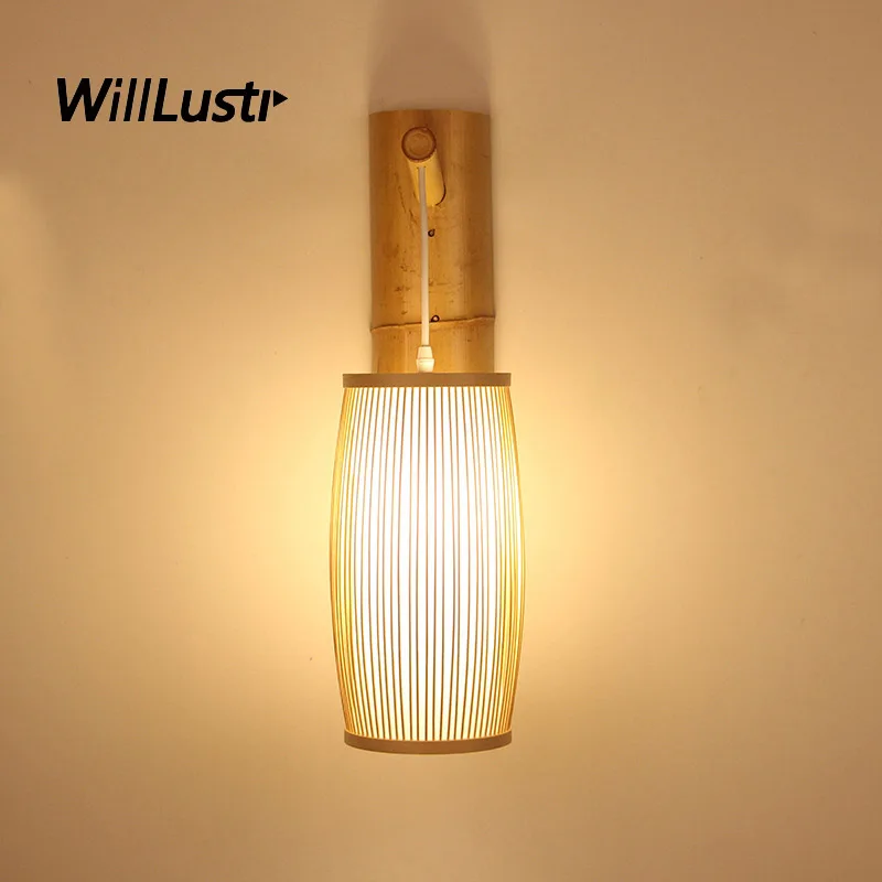 Japanese Zen Bamboo Wall Lamp Chinese Style Wood Lantern Sconce Aisle Corridor Foyer Doorway Restaurant Hotel Handmade Lighting
Japanese Zen Bamboo Wall Lamp Chinese Style Wood Lantern Sconce Aisle Corridor Foyer Doorway Restaurant Hotel Handmade Lighting