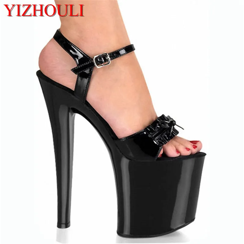 New Sexy Gladiator Style 20cm High Heel Shoes Platform butterfly Sandals Pole Dance Shoes 8 inch Party Shoes
New Sexy Gladiator Style 20cm High Heel Shoes Platform butterfly Sandals Pole Dance Shoes 8 inch Party Shoes