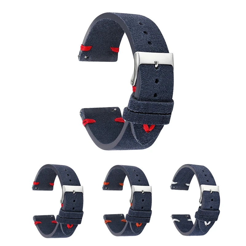 High Quality Original Leather Watch Band Suede Leather Watch Straps Belts 18mm 20mm 22mm Watchband for Men Women KZSD02
High Quality Original Leather Watch Band Suede Leather Watch Straps Belts 18mm 20mm 22mm Watchband for Men Women KZSD02