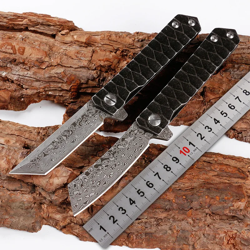 Swayboo D2 Damascus Folding Knife Stainless Steel Antiskid Handle Hunting Knife Outdoor Camping Knives Mini Survival Hand Tools
Swayboo D2 Damascus Folding Knife Stainless Steel Antiskid Handle Hunting Knife Outdoor Camping Knives Mini Survival Hand Tools