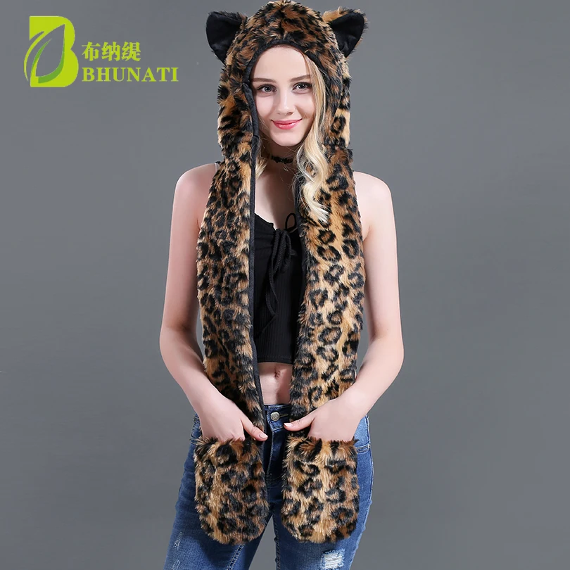 2024 Leopard Print Luxury Women's Cartoon Scarf Faux Fur Hat Women's Holiday Party Party Hats Multi-Functional Hats
2024 Leopard Print Luxury Women's Cartoon Scarf Faux Fur Hat Women's Holiday Party Party Hats Multi-Functional Hats