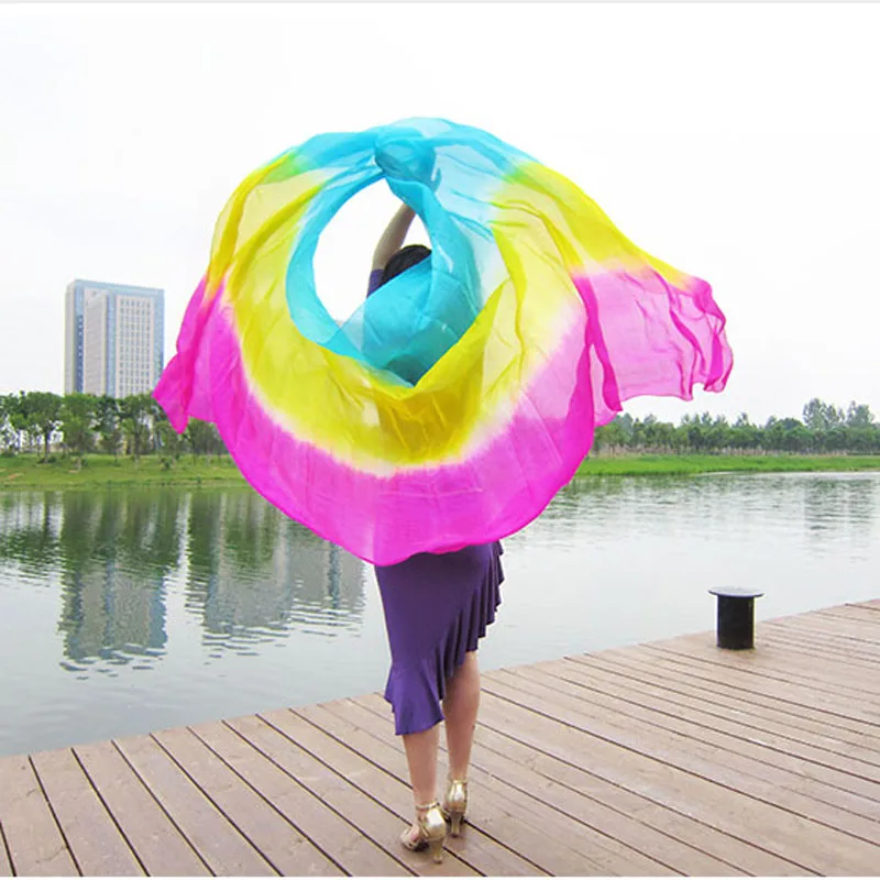 Hot rectangular belly dance real silk Veils for women Sexy Stage Hand silk Veil Scarf Props belly dance accessory 2.5/2.7M
Hot rectangular belly dance real silk Veils for women Sexy Stage Hand silk Veil Scarf Props belly dance accessory 2.5/2.7M