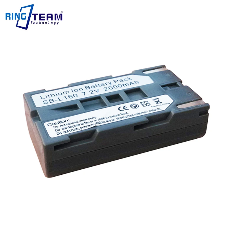 Rechargeable Battery Pack SB-L160 SBL160 for Samsung Cameras SC-D6040 SC D67 D77 D80 D86 L500 L520 L530 L540 L550 L610 L700 L710
Rechargeable Battery Pack SB-L160 SBL160 for Samsung Cameras SC-D6040 SC D67 D77 D80 D86 L500 L520 L530 L540 L550 L610 L700 L710
