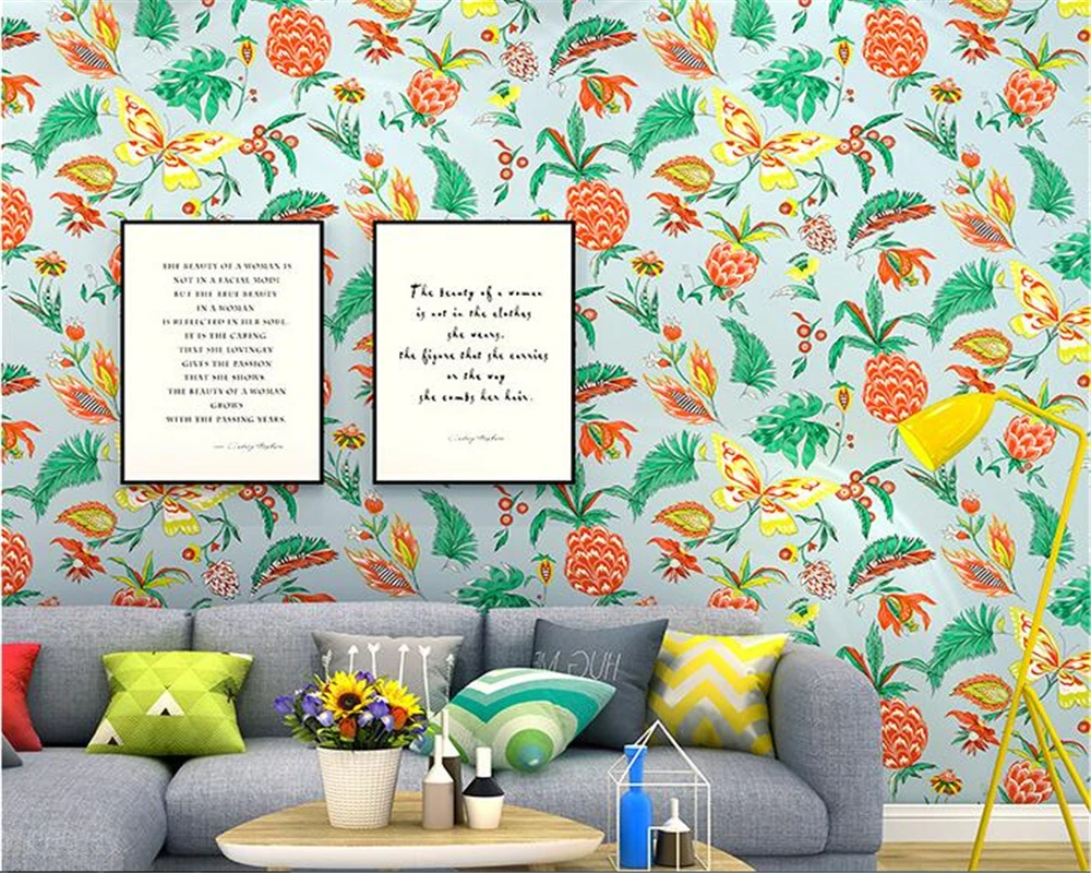 beibehang North European style garden classic nonwoven wall paper butterfly flower TV sofa background papel de parede wallpaper
beibehang North European style garden classic nonwoven wall paper butterfly flower TV sofa background papel de parede wallpaper