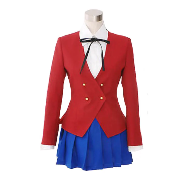 Toradora Aisaka Taiga Cosplay Costume School Uniform full set tops+skrit+shirt+tie 110
Toradora Aisaka Taiga Cosplay Costume School Uniform full set tops+skrit+shirt+tie 110