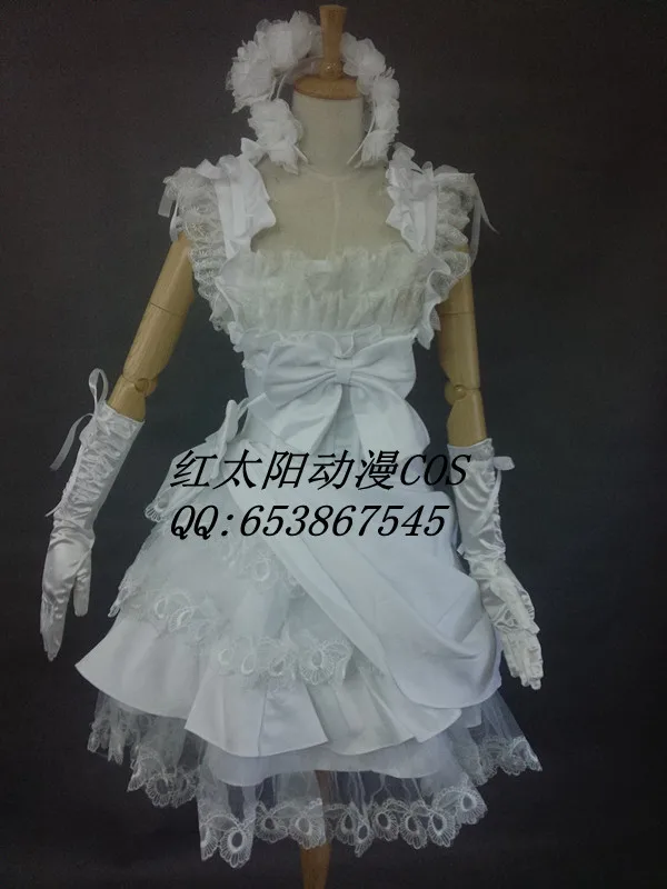 Black Butler Elisabeth white Lolita White Girls Maid Party Dress Cosplay Costume
Black Butler Elisabeth white Lolita White Girls Maid Party Dress Cosplay Costume