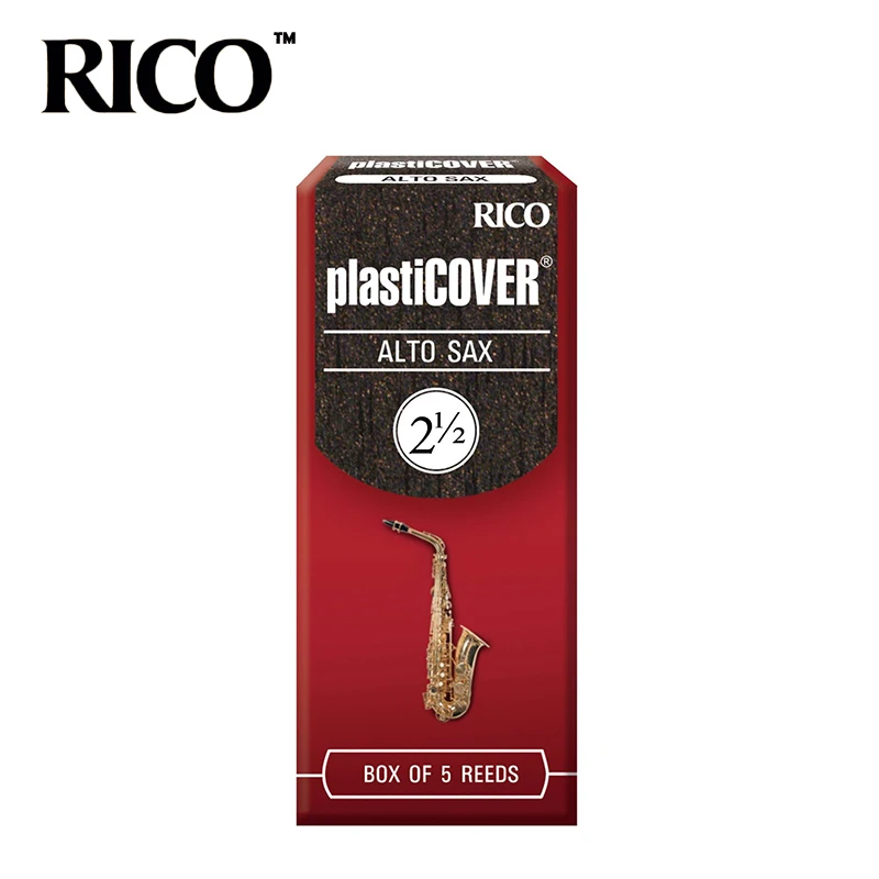 RICO Plasticover Alto Eb Vinyl waterproof Sachs reeds / Alto Sax Reeds 2.5#, 3.0#,3.5# Box of 5 Free Shipping
RICO Plasticover Alto Eb Vinyl waterproof Sachs reeds / Alto Sax Reeds 2.5#, 3.0#,3.5# Box of 5 Free Shipping