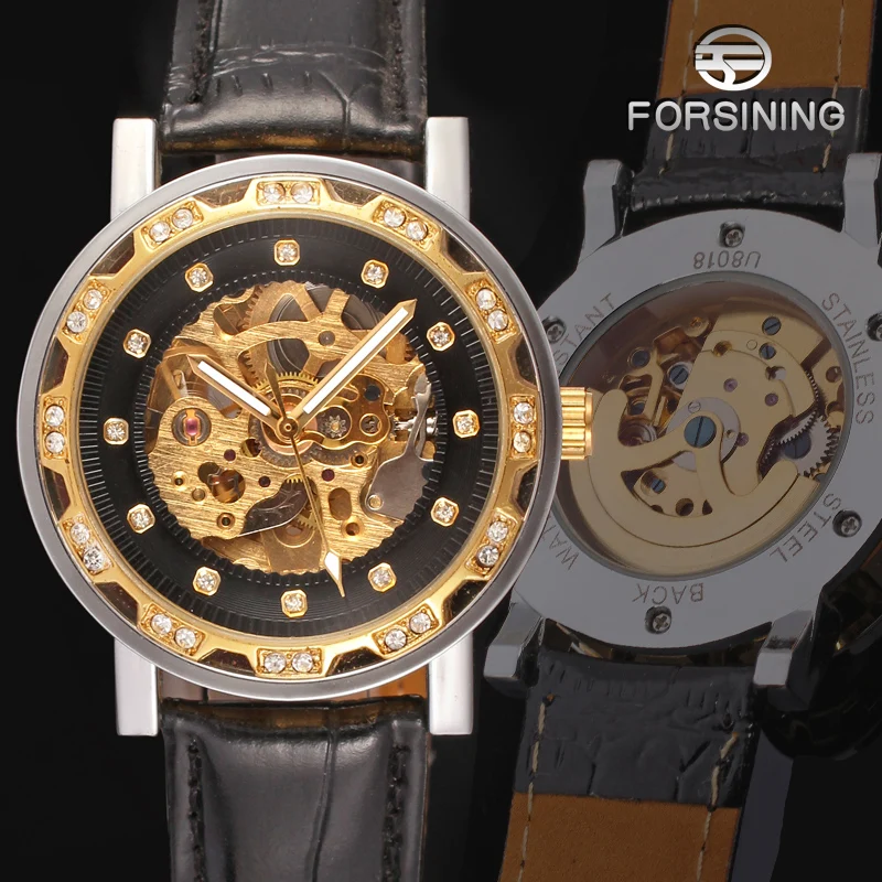 Fashion Forsining Golden Retro Luminous Hands Diamond Display Mens Mechanical Skeleton Wrist Watches Top Brand Luxury Clock
Fashion Forsining Golden Retro Luminous Hands Diamond Display Mens Mechanical Skeleton Wrist Watches Top Brand Luxury Clock