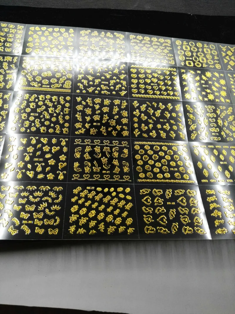 1 set Gold- Nail Stickers 3D Nail Art Sticker Decal Seal Decal Bow/Heart /Lace adhesive-Self Nail Sticker 3D Nail Art Sticker
1 set Gold- Nail Stickers 3D Nail Art Sticker Decal Seal Decal Bow/Heart /Lace adhesive-Self Nail Sticker 3D Nail Art Sticker