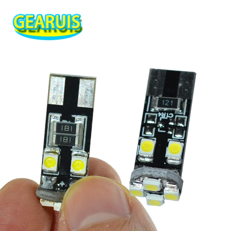 200Pcs 194 168 T10 W5W 8 SMD 1210 3528 Led Canbus no error 8SMD LED Car turn Indicator wedge Light Whtie DC 12V
200Pcs 194 168 T10 W5W 8 SMD 1210 3528 Led Canbus no error 8SMD LED Car turn Indicator wedge Light Whtie DC 12V