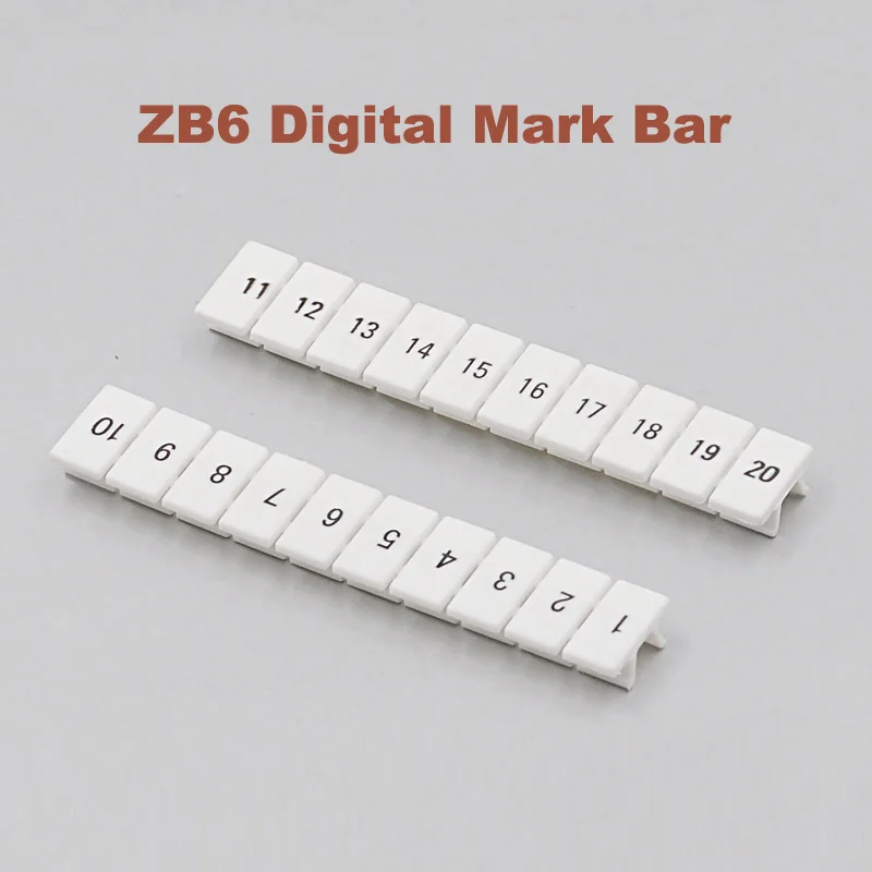10Pcs ZB6 Digital Marker Strip Din Rail Terminal Block UK5N UDK4 UKK5 UK5-TWIN Bornier Mark Bar Morsettiera Terminals Label ZB-6
10Pcs ZB6 Digital Marker Strip Din Rail Terminal Block UK5N UDK4 UKK5 UK5-TWIN Bornier Mark Bar Morsettiera Terminals Label ZB-6