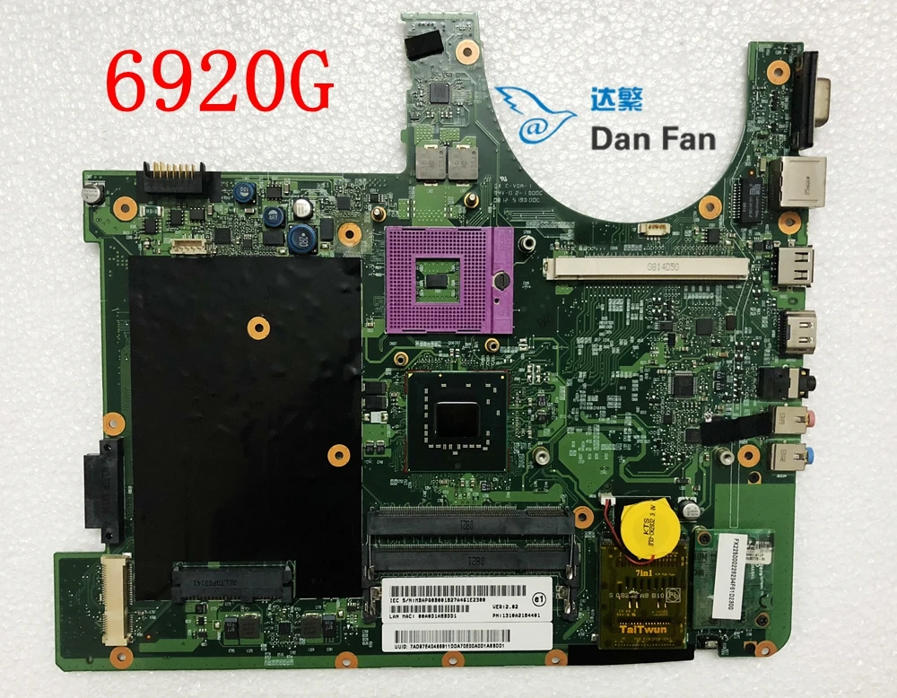 Материнская плата MBAPQ0B001 для ноутбука ACER 6920G, материнская плата 100% протестирована, полностью работает
Материнская плата MBAPQ0B001 для ноутбука ACER 6920G, материнская плата 100% протестирована, полностью работает