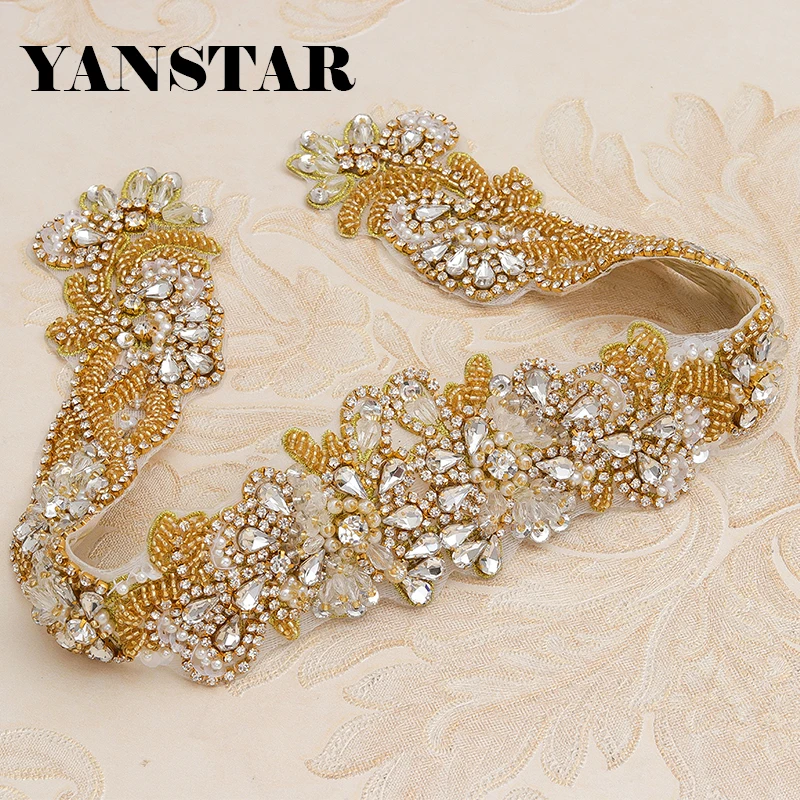 YANSTAR Wholesale 30PIECES Rhinestones Appliques Pathes Sewing On Wedding Dresses Belt Crystal DIY Bridal Accessory YS826
YANSTAR Wholesale 30PIECES Rhinestones Appliques Pathes Sewing On Wedding Dresses Belt Crystal DIY Bridal Accessory YS826