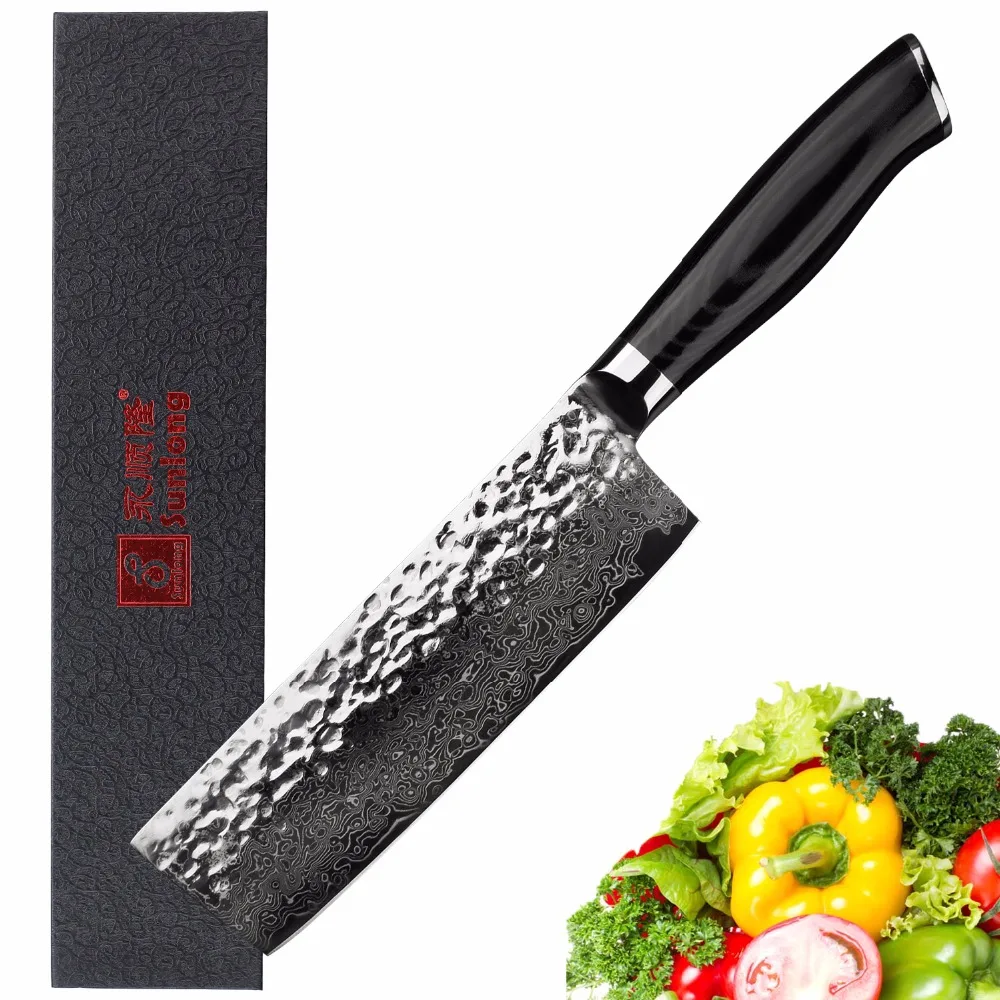 Yousunlong Chef's Knife Japan Damascus steel Slicing knives 6.5 inch Cleaver Gyuto pattern steel meat/vegetable knives
Yousunlong Chef's Knife Japan Damascus steel Slicing knives 6.5 inch Cleaver Gyuto pattern steel meat/vegetable knives