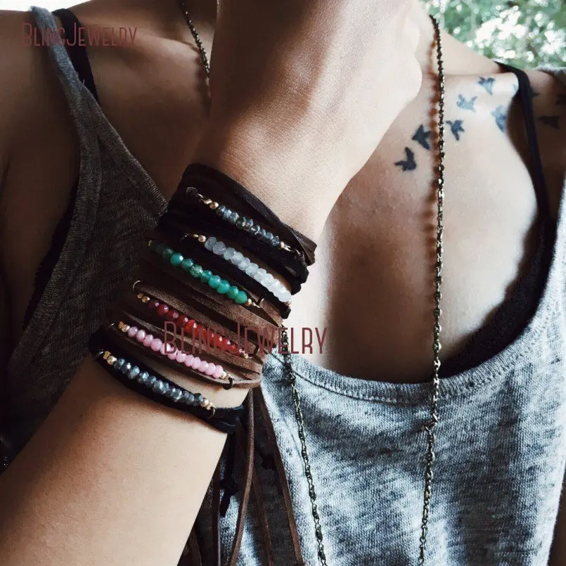 BM18601 Mix Stone Bar Moonstone Leather Bracelet Minimal Faux Suede Wrap Coachella
BM18601 Mix Stone Bar Moonstone Leather Bracelet Minimal Faux Suede Wrap Coachella