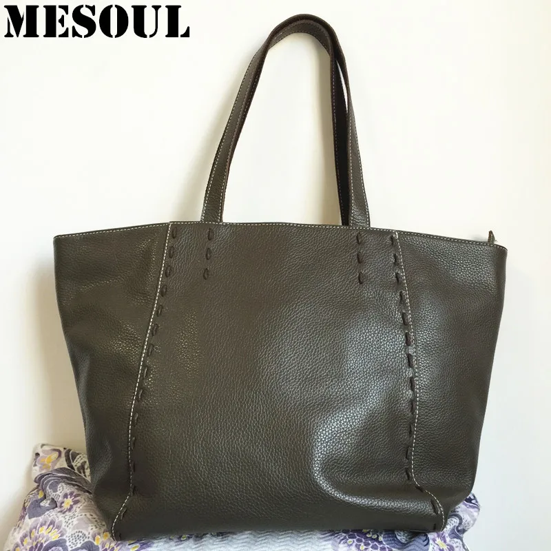 MESOUL Bags Handbags Women Famous Brands Genuine Leather Shoulder Bags Fashion High Quality Designer Large Capacity Casual Tote
MESOUL Bags Handbags Women Famous Brands Genuine Leather Shoulder Bags Fashion High Quality Designer Large Capacity Casual Tote