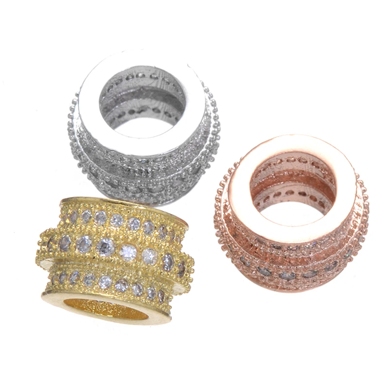 1 PCS Wholesale Copper Micro Pave Zirconia Rhinestone Charm Beads For Jewelry Making DIY Bracelet Necklace Accessories
1 PCS Wholesale Copper Micro Pave Zirconia Rhinestone Charm Beads For Jewelry Making DIY Bracelet Necklace Accessories