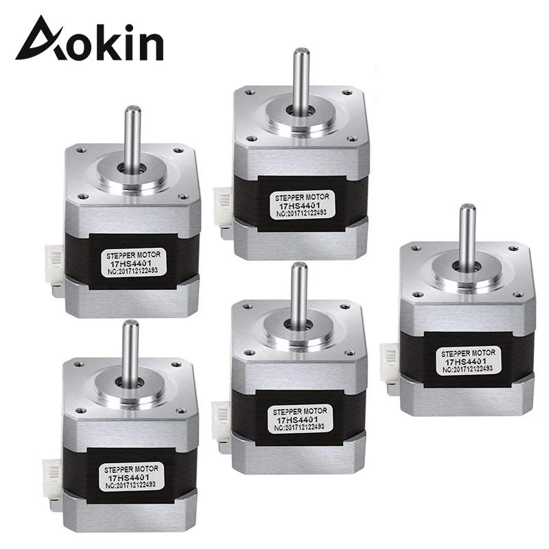 5pcs 4 lead Nema17 Stepper Motor 42 motor Nema 17 motor 42BYGH for CNC XYZ 3D Printer 1.5A 17HS4401 nema 17 motor paso a paso
5pcs 4 lead Nema17 Stepper Motor 42 motor Nema 17 motor 42BYGH for CNC XYZ 3D Printer 1.5A 17HS4401 nema 17 motor paso a paso
