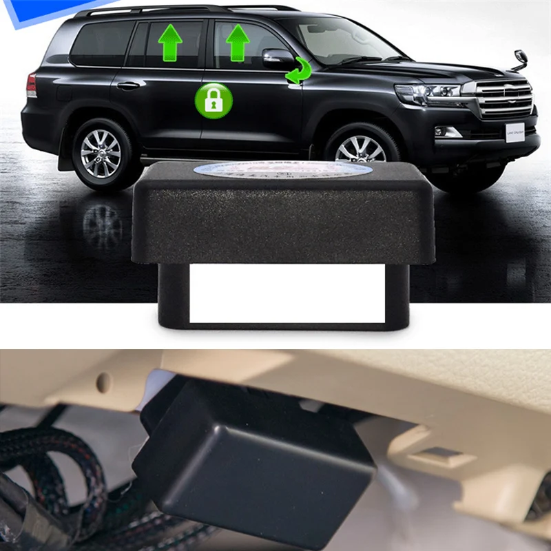 OBD Auto Window Closer Closing Module Mirror Fold Open Driving Lock Forand Cruiser 200 LC200 Accessories 2008-2018
OBD Auto Window Closer Closing Module Mirror Fold Open Driving Lock Forand Cruiser 200 LC200 Accessories 2008-2018