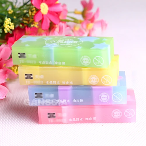 12pcs/lot Candy Jelly Color Soft Erasers Cute Durable Rubber Eraser School Stationery Office Material Supplies (SS-2025)
12pcs/lot Candy Jelly Color Soft Erasers Cute Durable Rubber Eraser School Stationery Office Material Supplies (SS-2025)