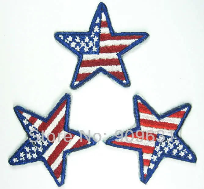 New ! Hot ! STAR USA iron on applique or Sew on fashion embroidery applique patch
New ! Hot ! STAR USA iron on applique or Sew on fashion embroidery applique patch
