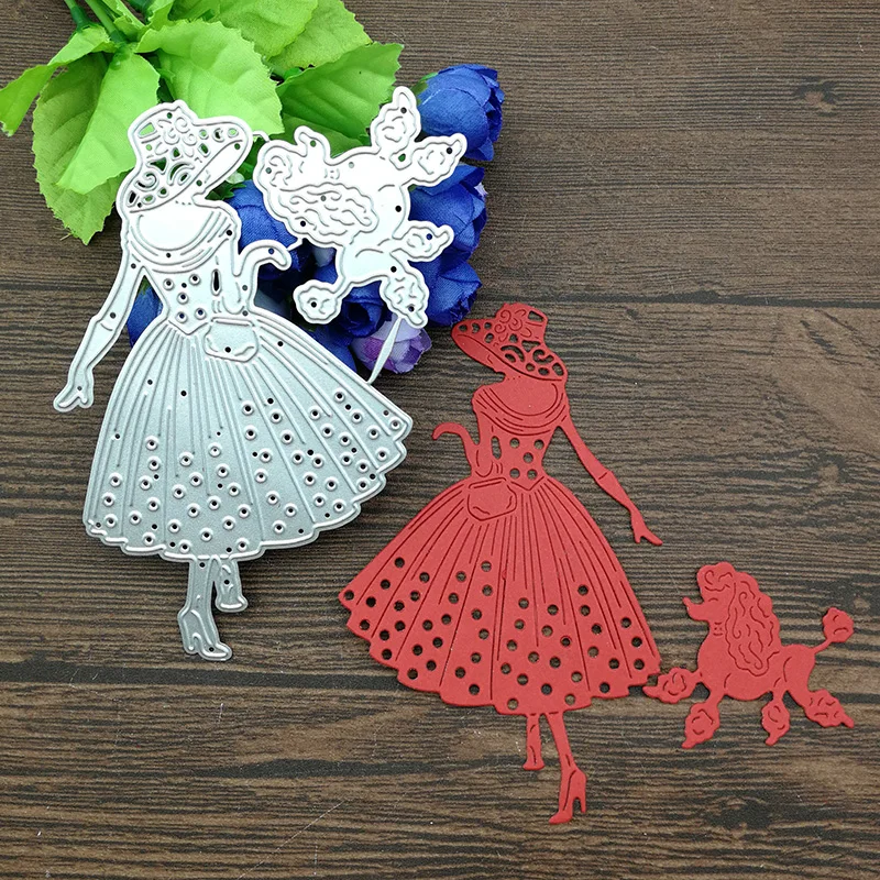 Women&Dog DIY Metal Cutting Dies Stencil Scrapbooking Photo Album Card Paper Embossing Craft DIY
Women&Dog DIY Metal Cutting Dies Stencil Scrapbooking Photo Album Card Paper Embossing Craft DIY